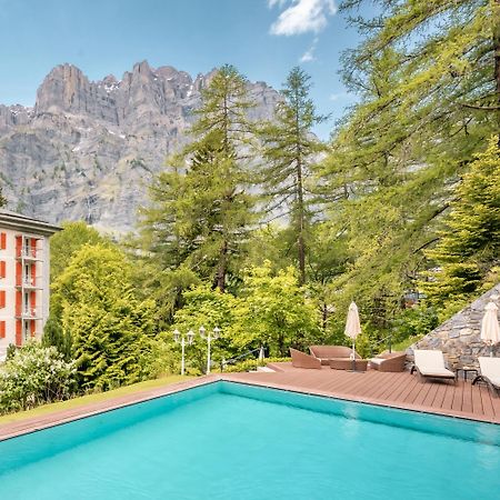 Hôtel Les Sources des Alpes Leukerbad Exterior foto