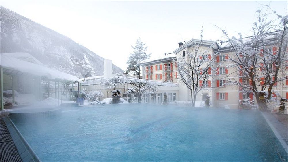 Hôtel Les Sources des Alpes Leukerbad Exterior foto