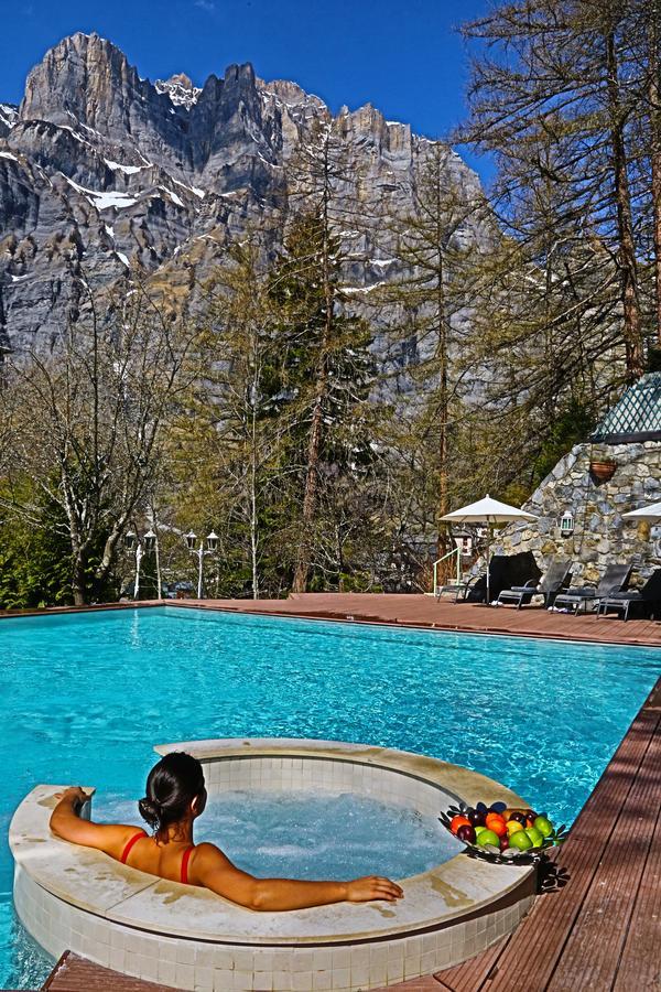 Hôtel Les Sources des Alpes Leukerbad Exterior foto