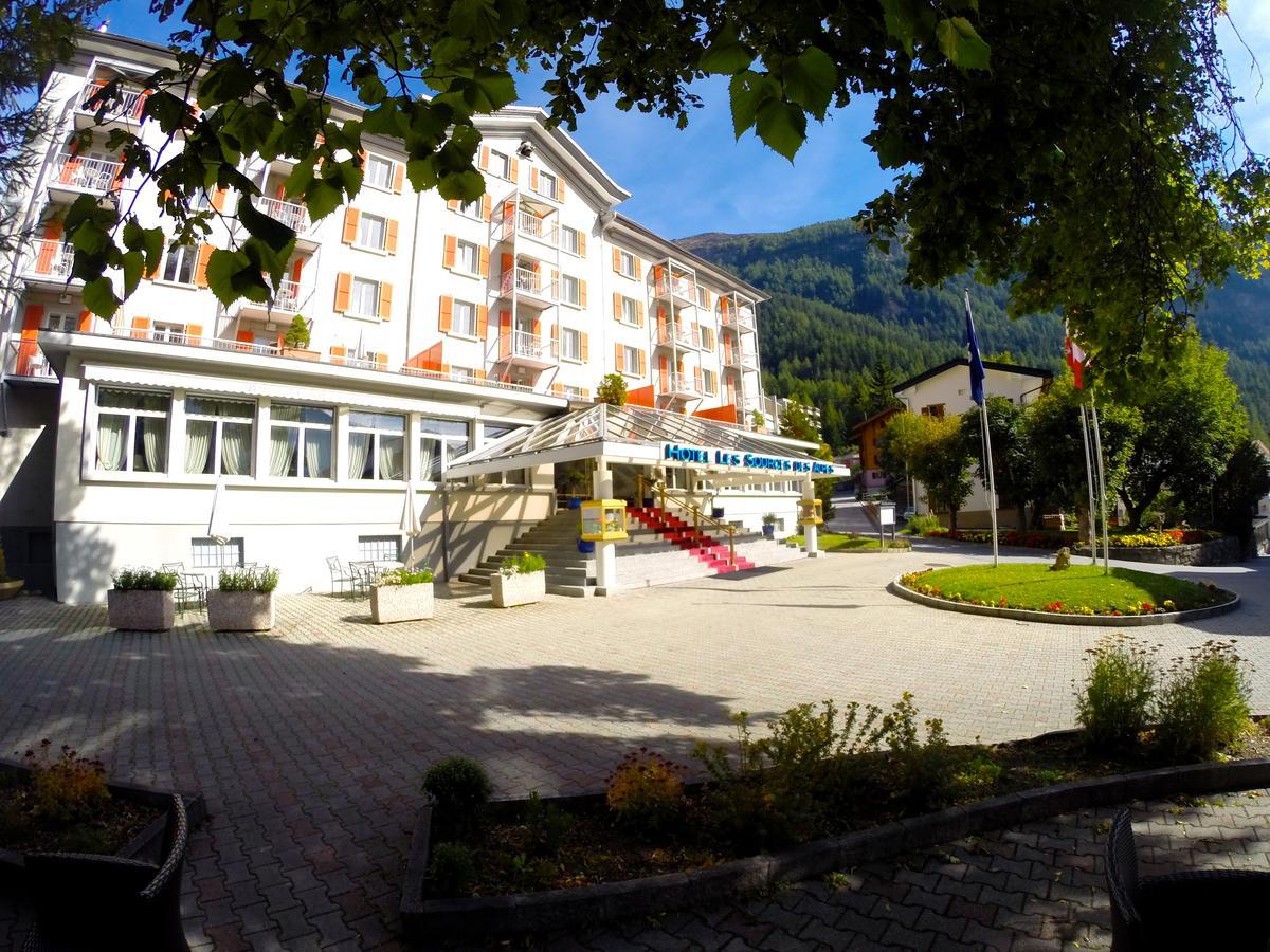 Hôtel Les Sources des Alpes Leukerbad Exterior foto
