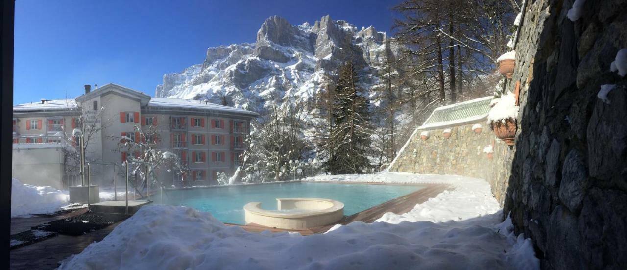 Hôtel Les Sources des Alpes Leukerbad Exterior foto
